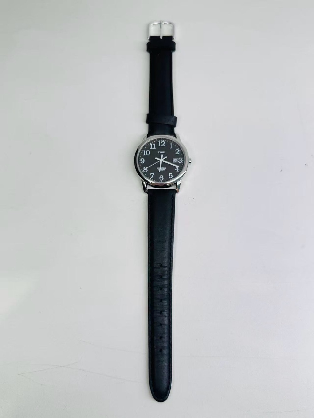 Timex Indiglo Men WR30M Black Dial Quartz Watch 40mm New Battery Works - Picture 8 of 10